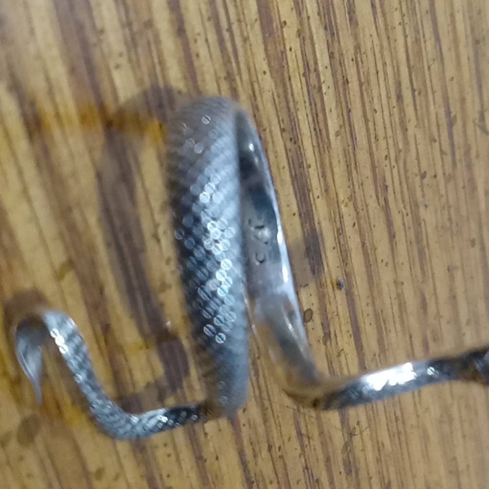 Sterling silver snake ring (Adjustable) - Picture 4 of 4
